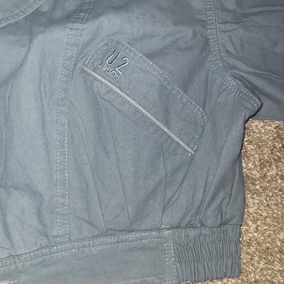 NWT Linson U2 80s style cropped jacket size M - Picture 3 of 5